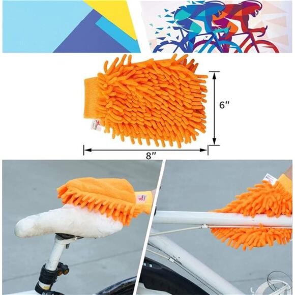 Bike Cleaning Kit (9pcs), Including Chain Cleaner for Cycling, Brush Tools - Picture 6 of 8
